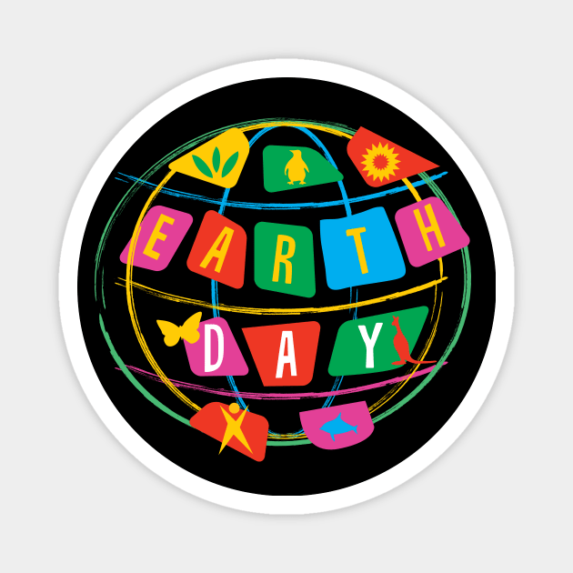 The Earth Day Celebrations Magnet by jazzworldquest